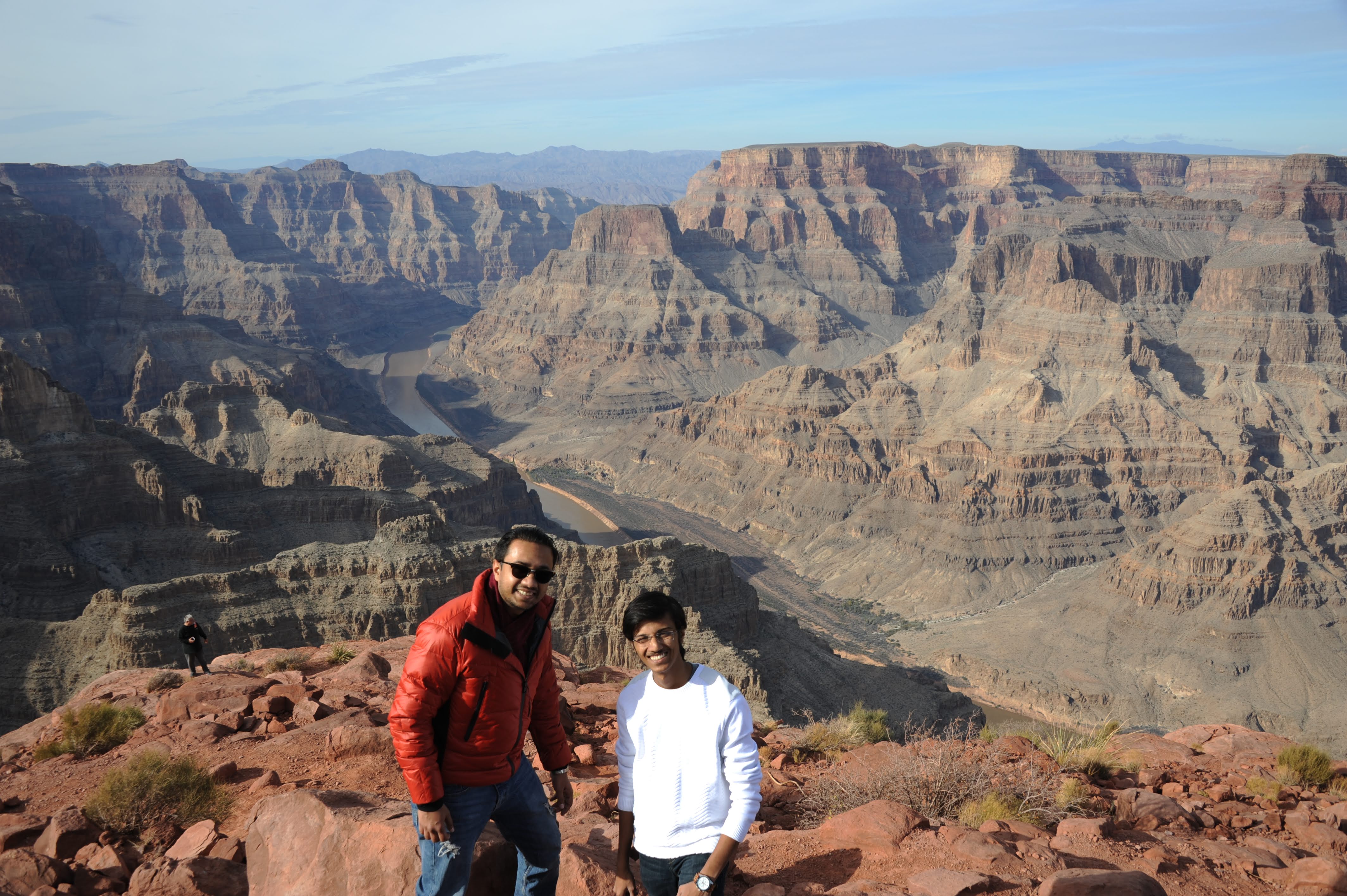 On the cliff of Grand Canyon