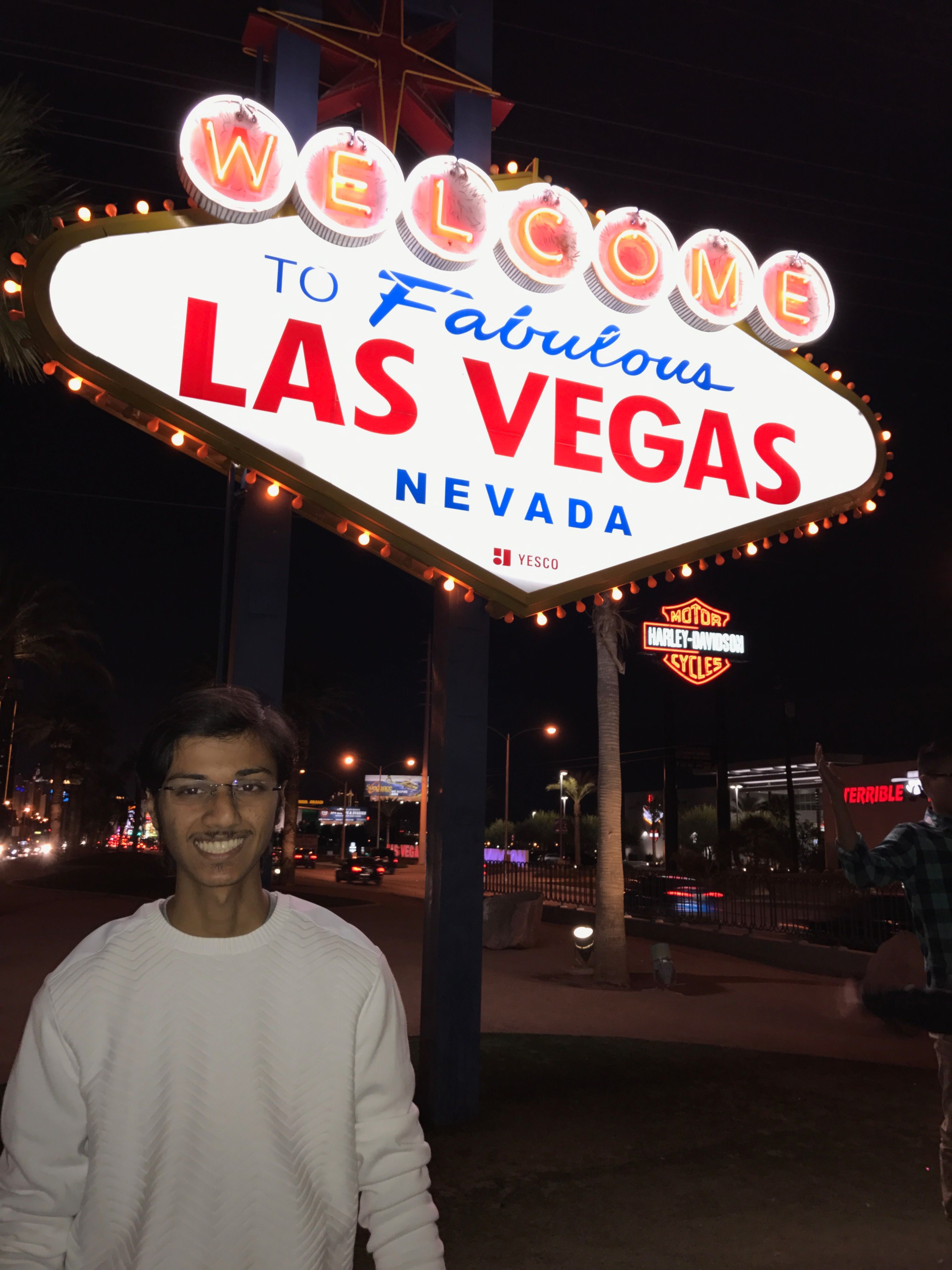 Customary &lsquo;Welcome to Las Vegas&rsquo; Pic